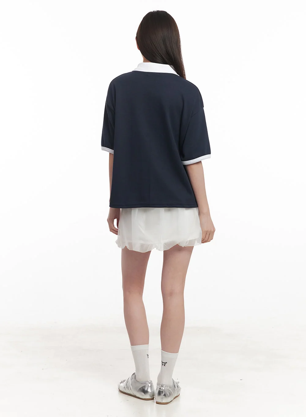 Sheer Cloud Bubble Mini Skirt IY513 - Image 9