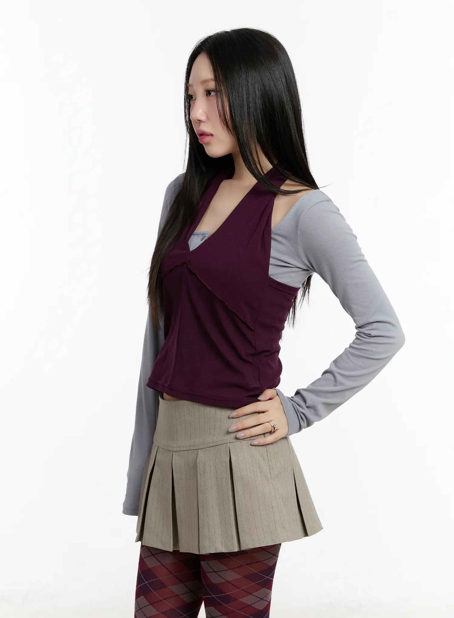 Sheer Halter Neck Top CM511 - Image 3