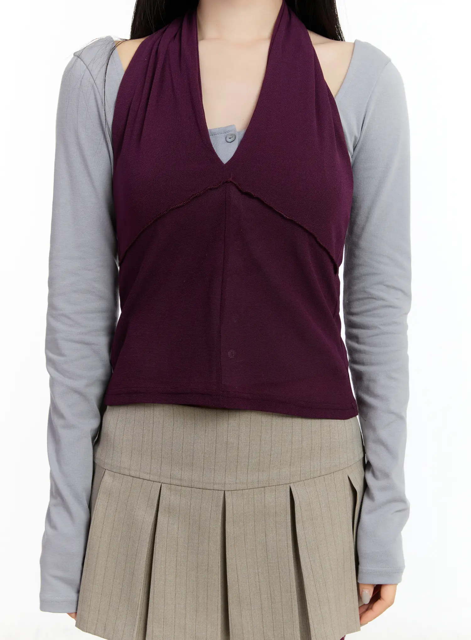 Sheer Halter Neck Top CM511 - Image 8