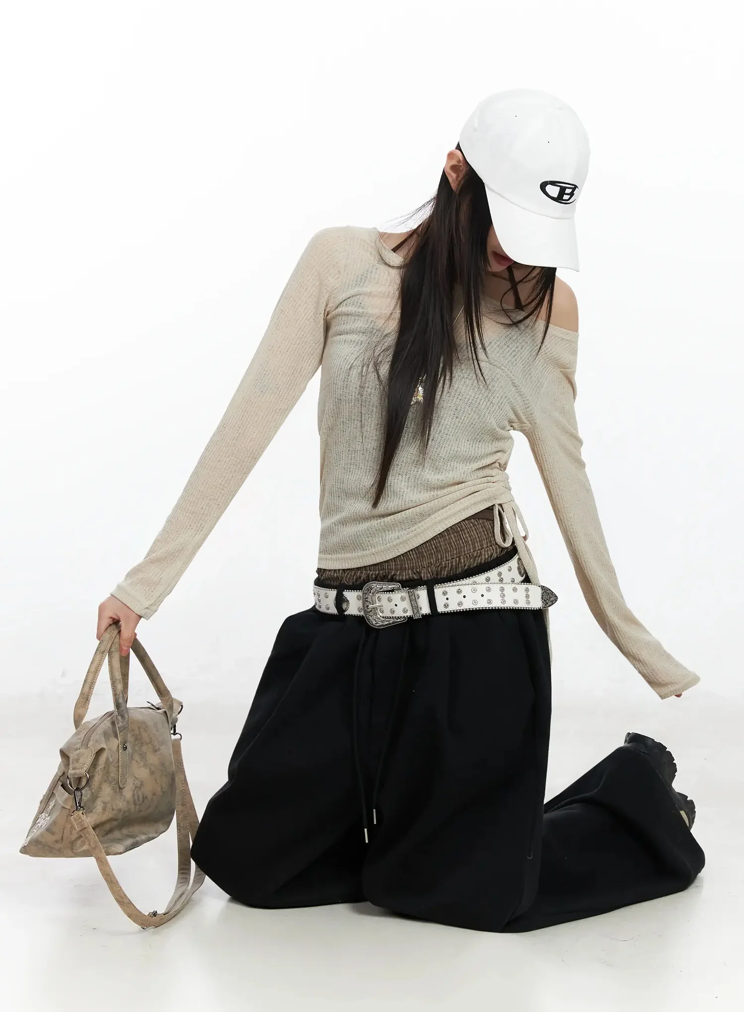 Sheer Layering Long Sleeve Top IM530 - Image 13
