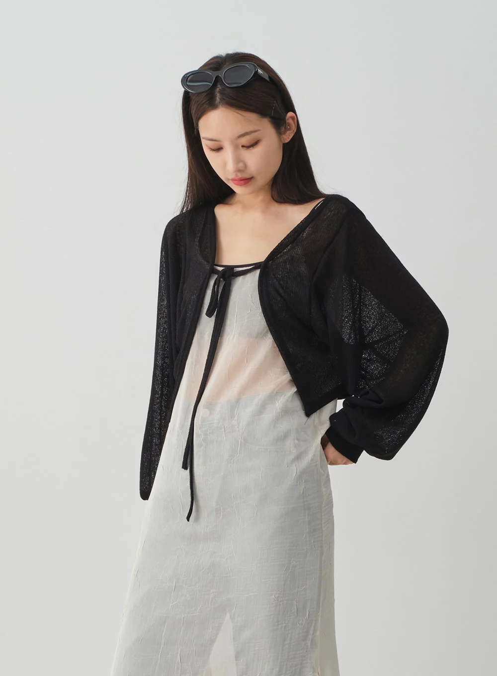 Sheer Loose Fit Bolero CJ08 - Image 2