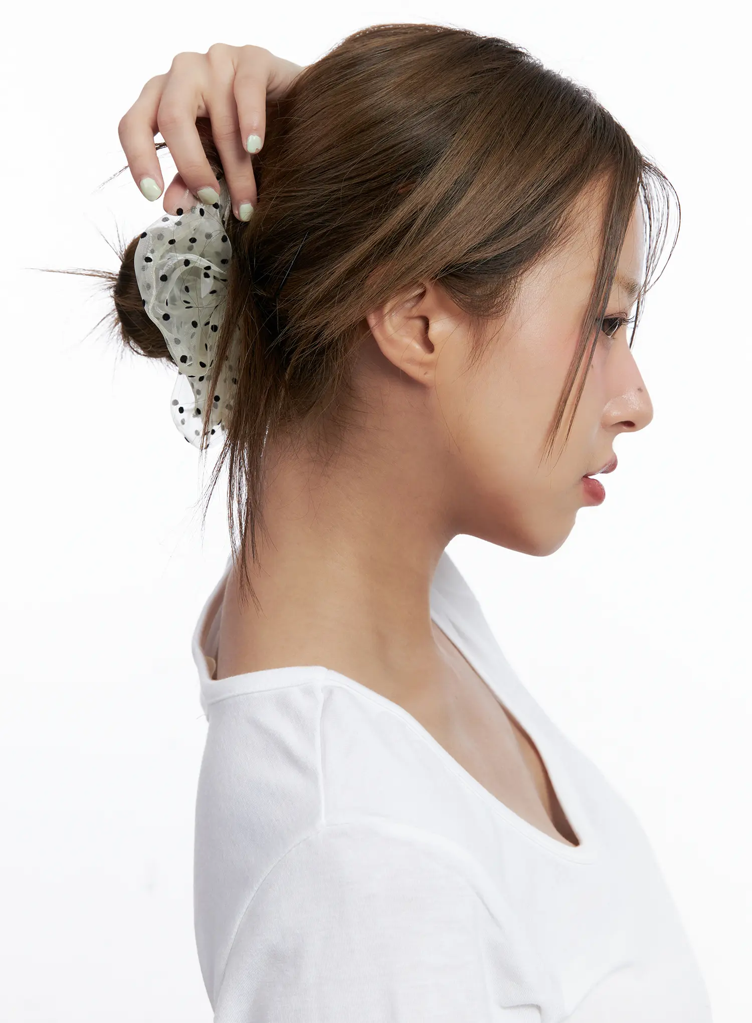 Sheer Polka-Dot Scrunchie CL514 - Image 2