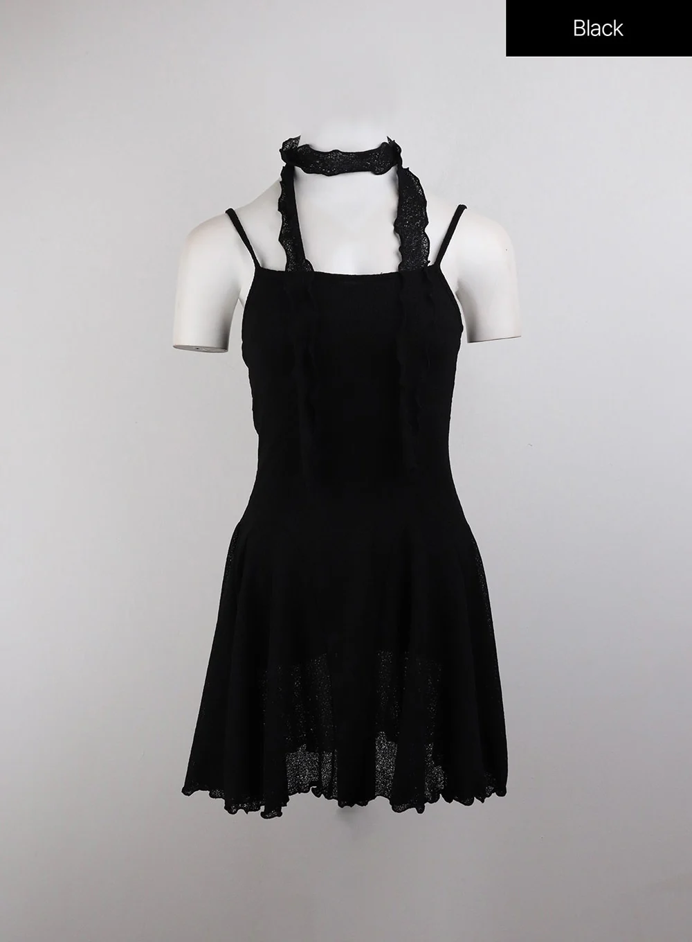 Sheer Sleeveless Mini Dress CJ410 - Image 7