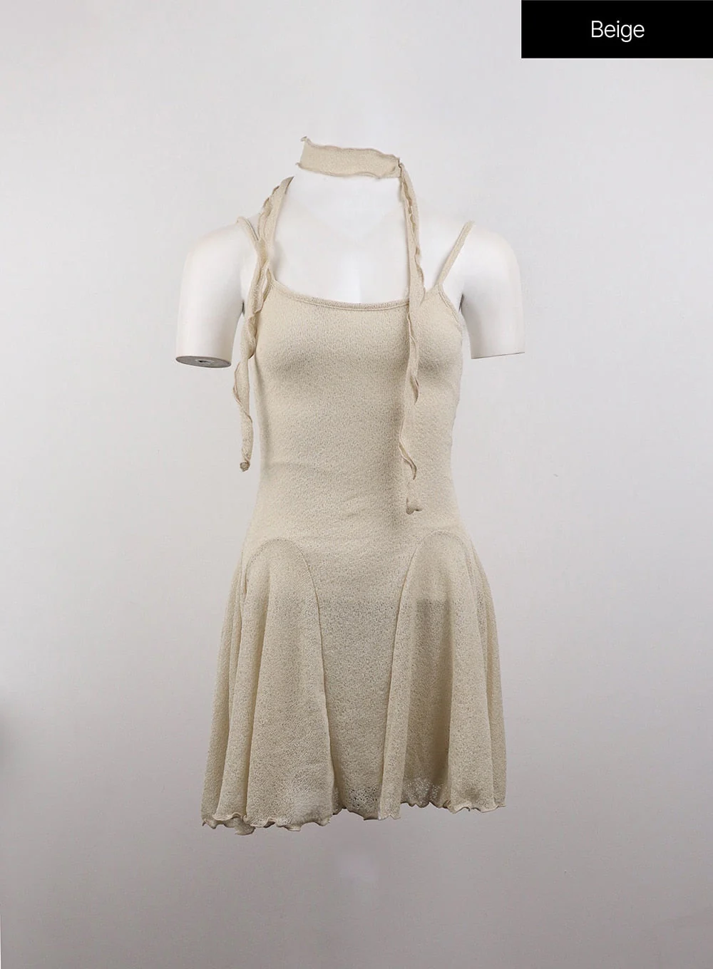 Sheer Sleeveless Mini Dress CJ410 - Image 9