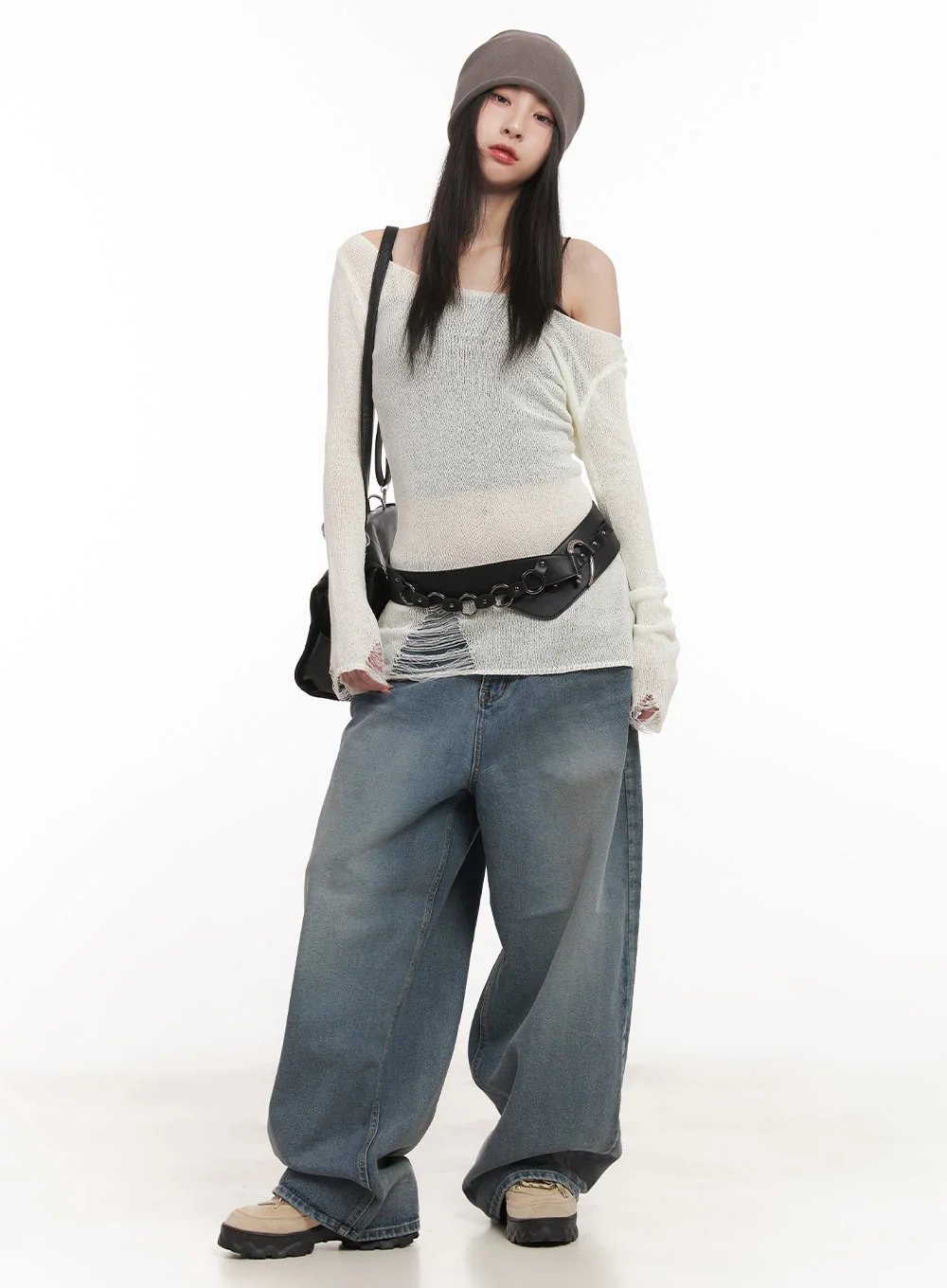 Shelly Washed Baggy Jeans CM518 - Image 2