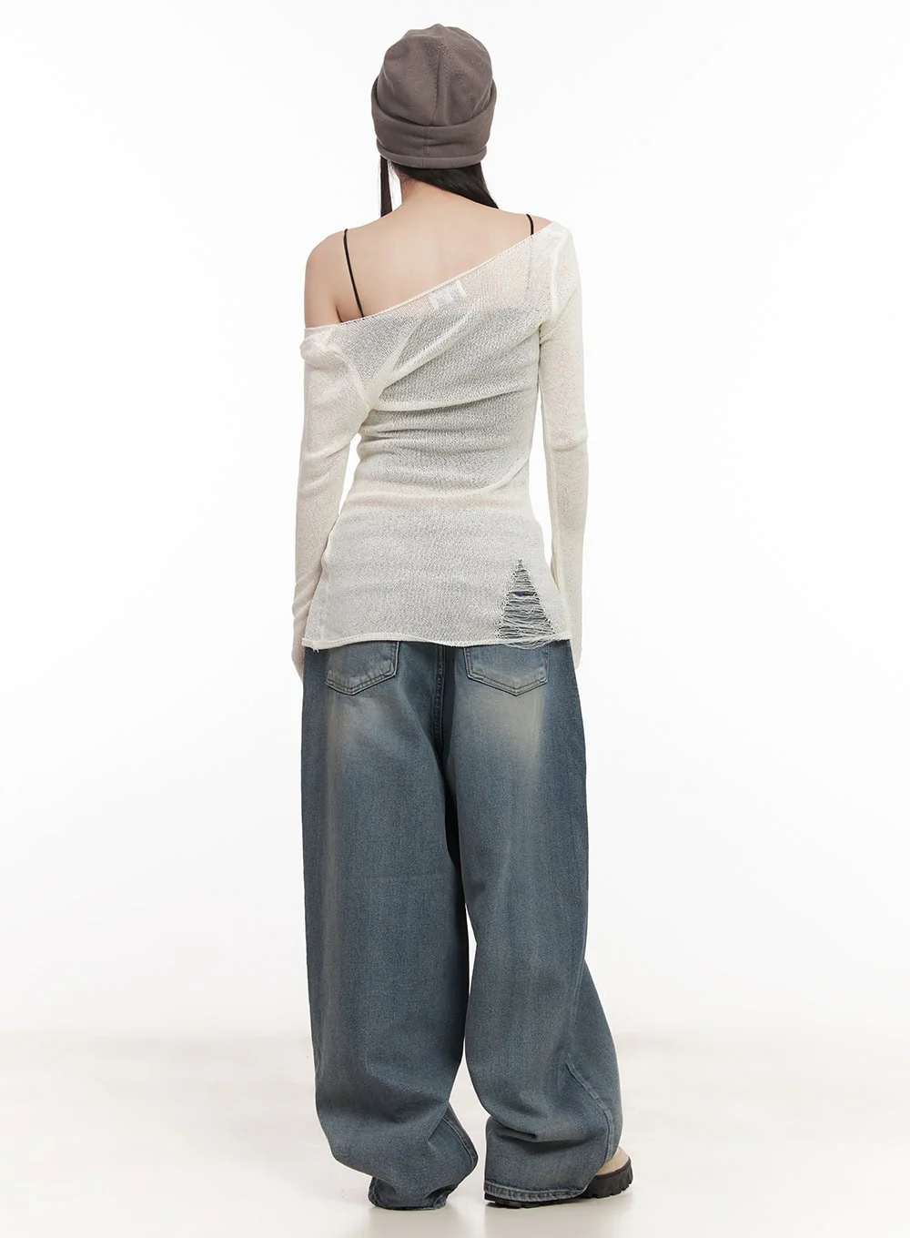 Shelly Washed Baggy Jeans CM518 - Image 4