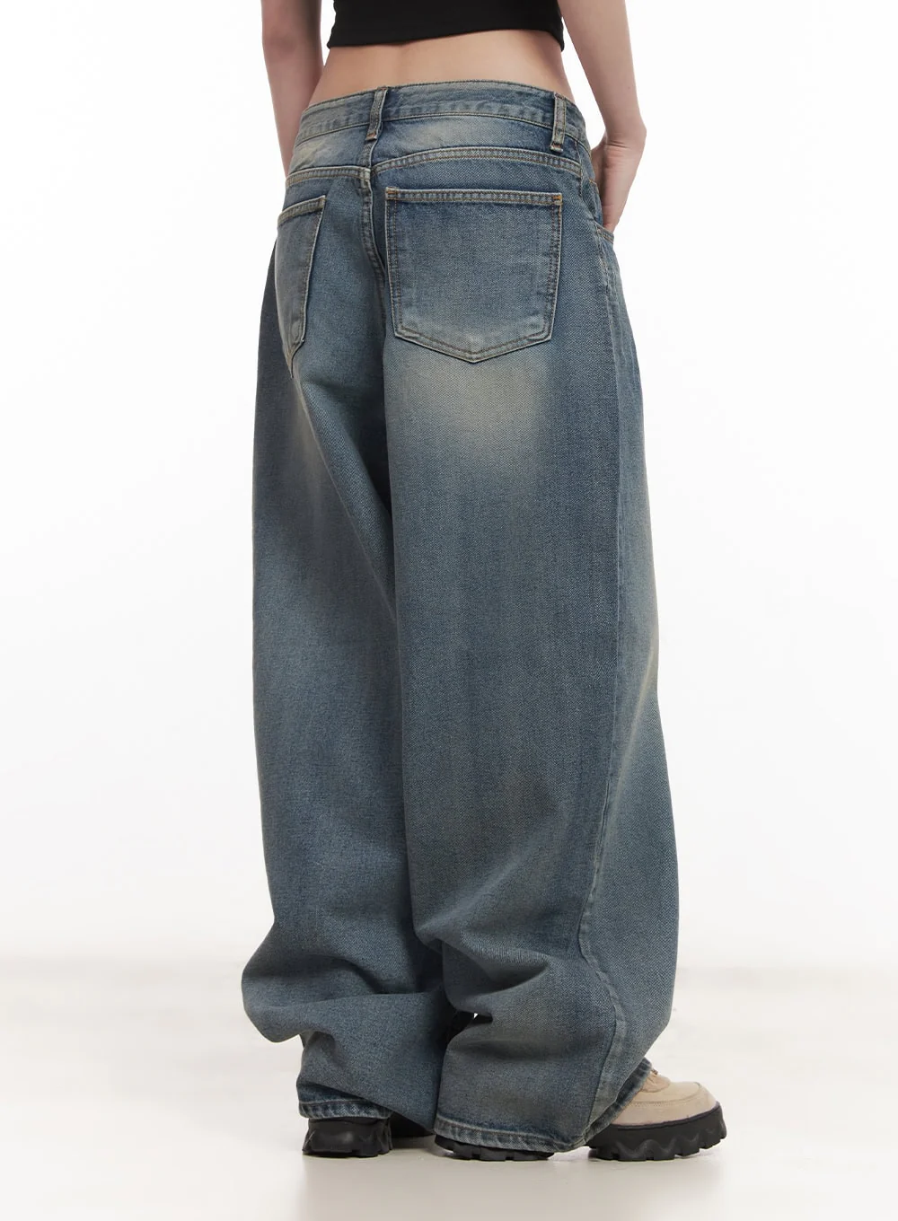 Shelly Washed Baggy Jeans CM518 - Image 6