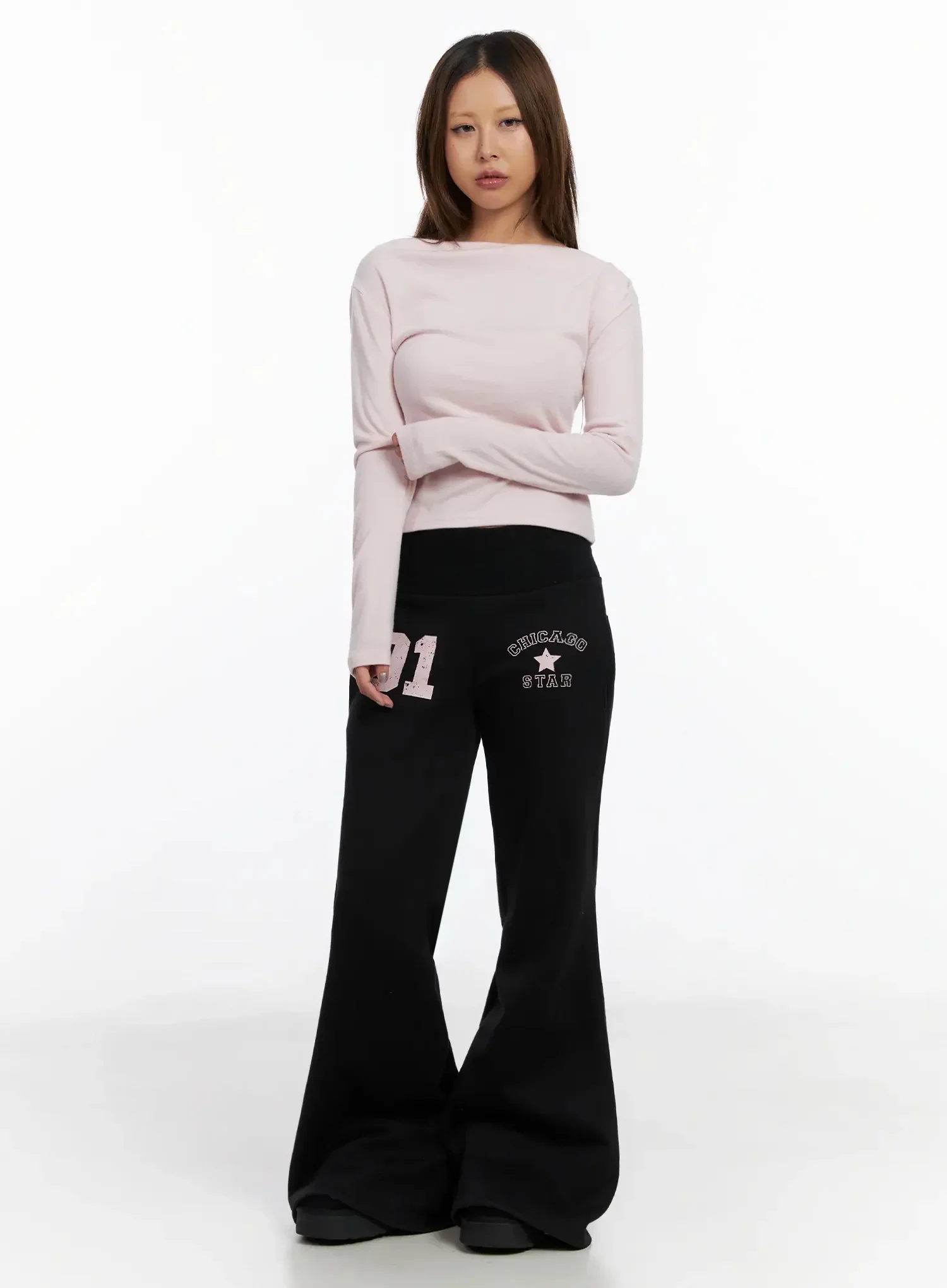 Shirred Boat Neck Top IN528 - Image 7
