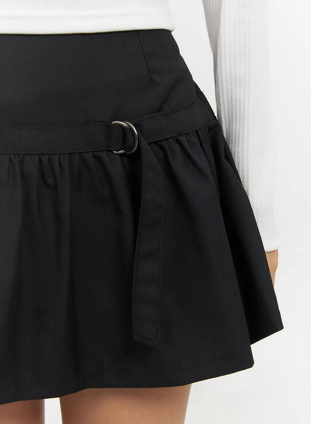 Shirred Mini Skirt IF510 - Image 4