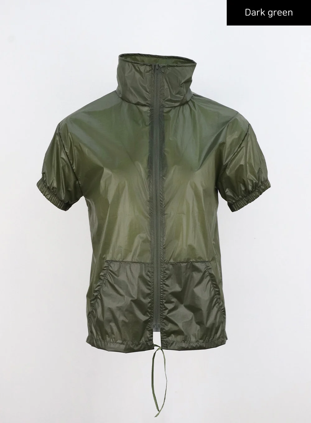 Short Sleeve Nylon Zip-Up CL319 - Image 16
