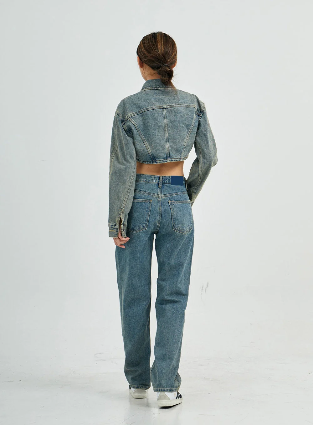Silvia Washing Jeans Jacket CS27 - Image 12
