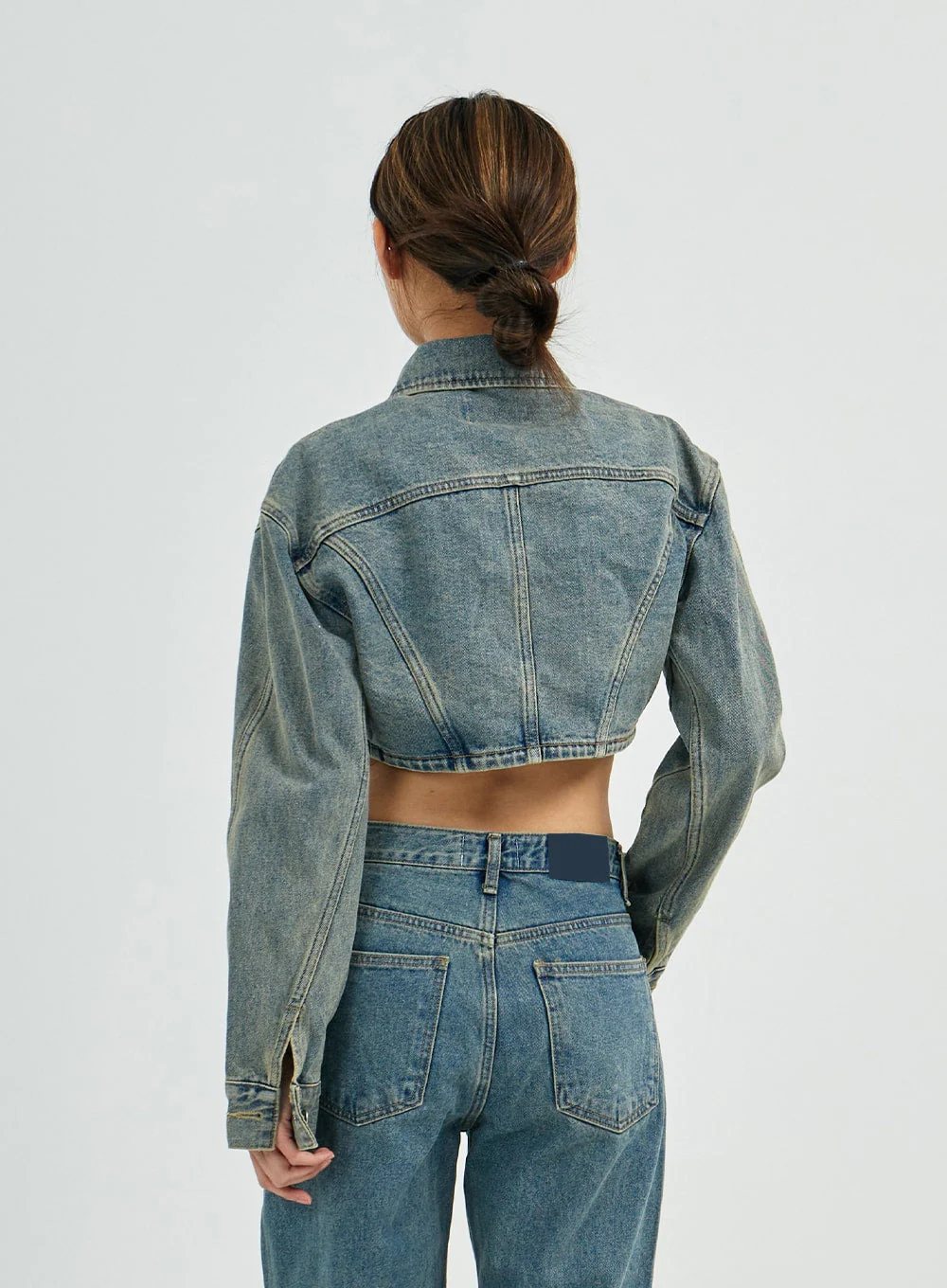 Silvia Washing Jeans Jacket CS27 - Image 6