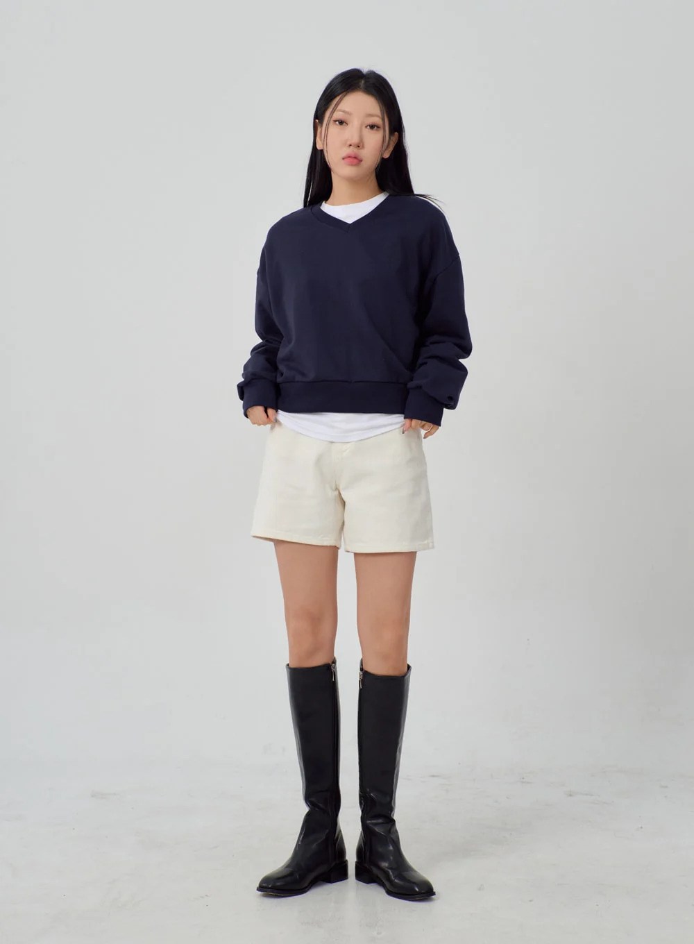 Simple Cotton Shorts IM315 - Image 2