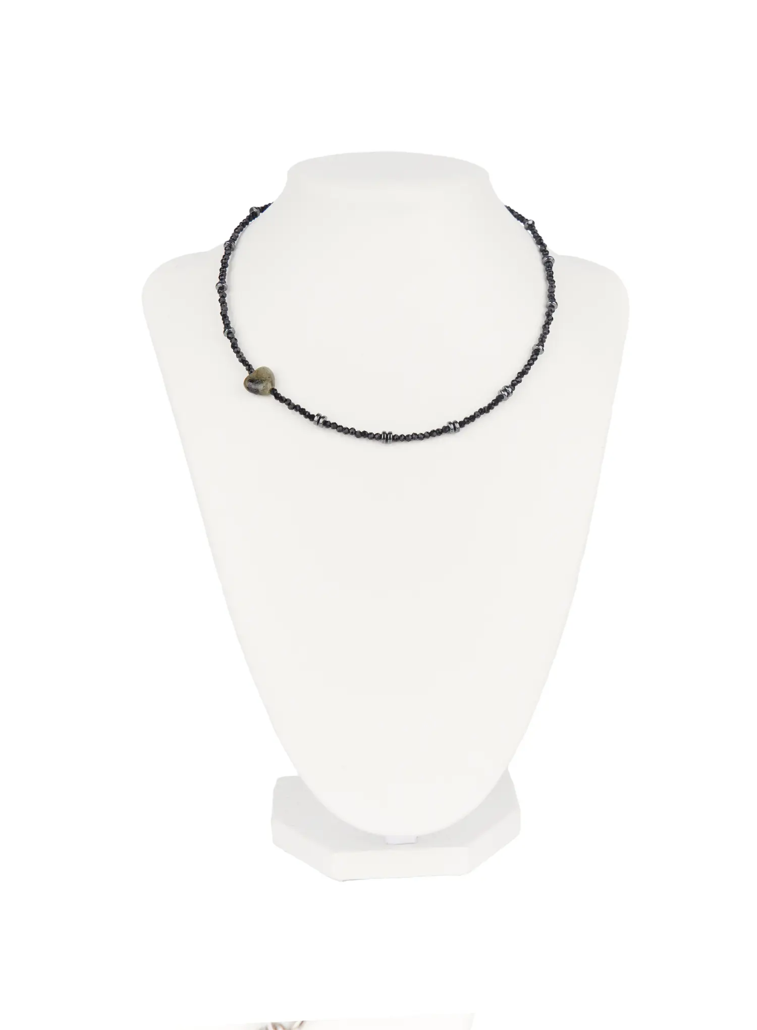 Simple Heart Charm Choker Necklace CF503 - Image 6