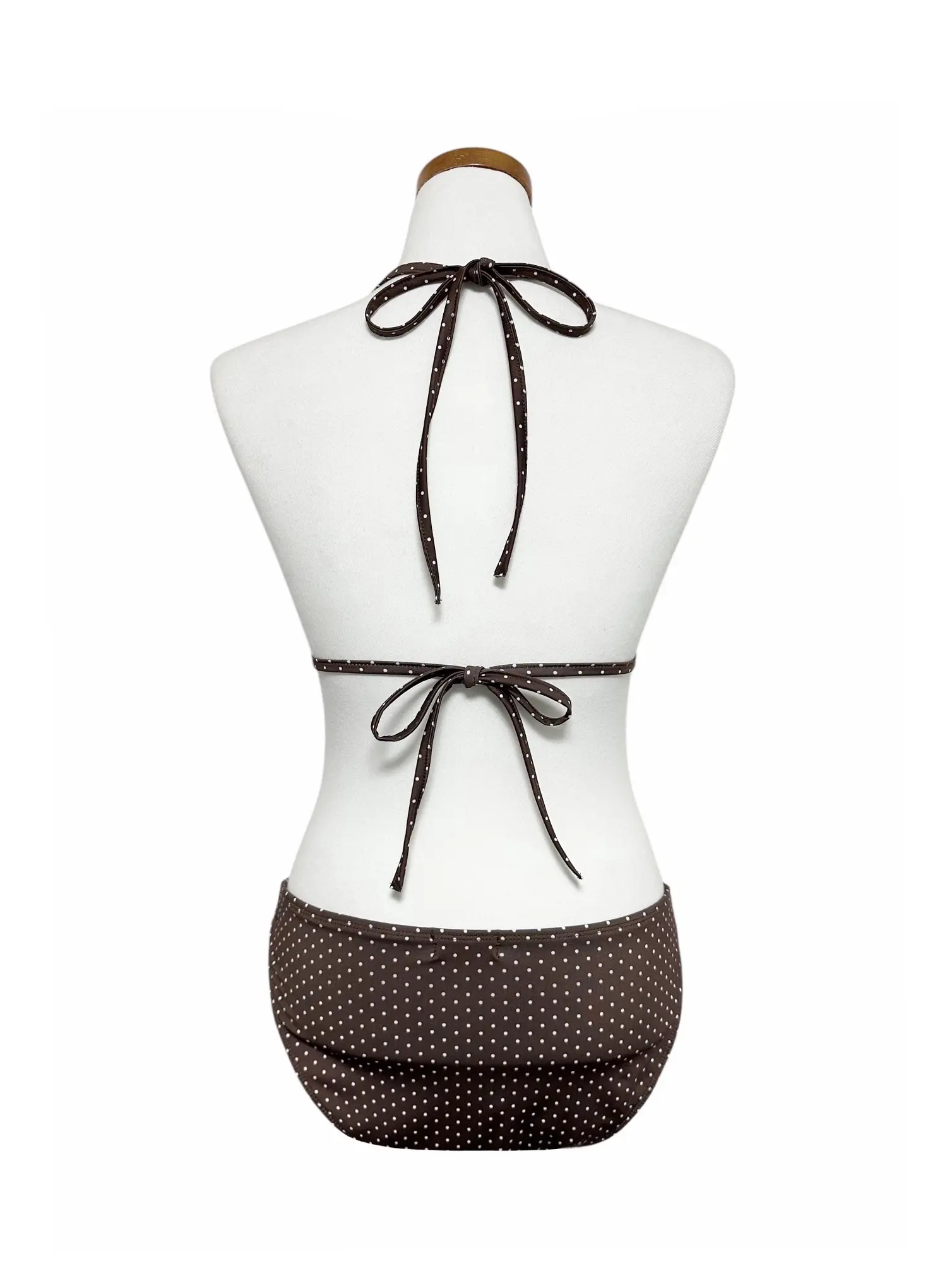 Simple Polka Dot Bikini Set IY514 - Image 4