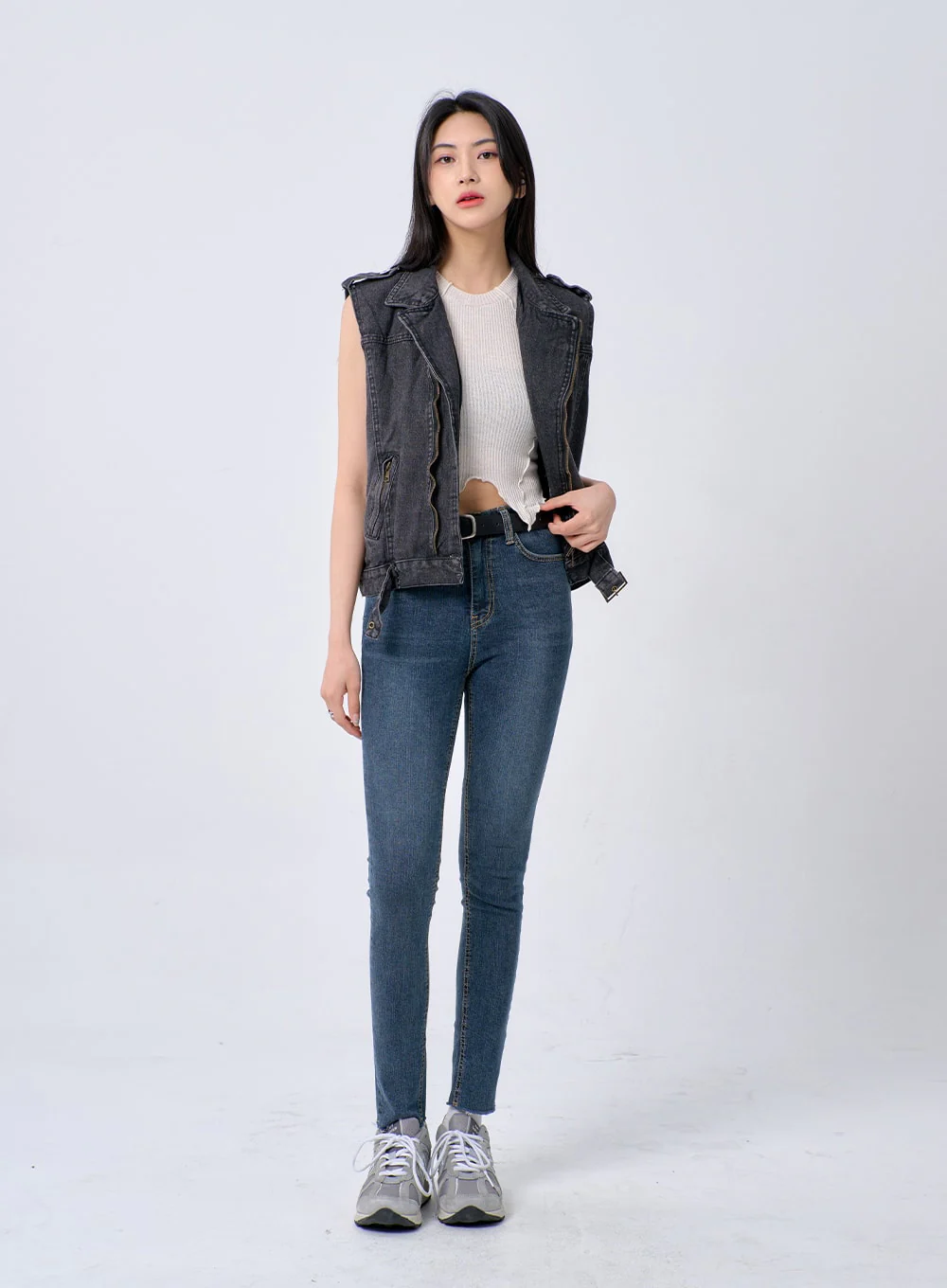 Skinny Ankle Jeans BA321 - Image 11