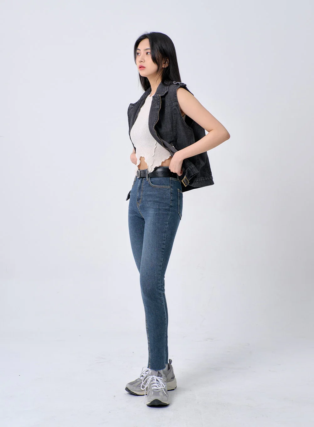 Skinny Ankle Jeans BA321 - Image 12