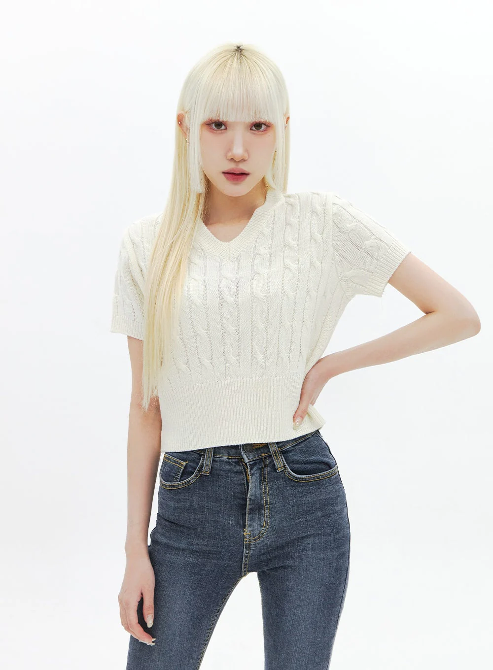 Skinny Ankle Jeans BA321 - Image 7