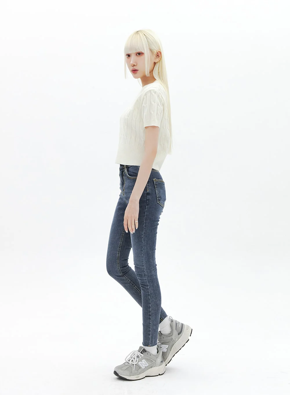 Skinny Ankle Jeans BA321 - Image 8