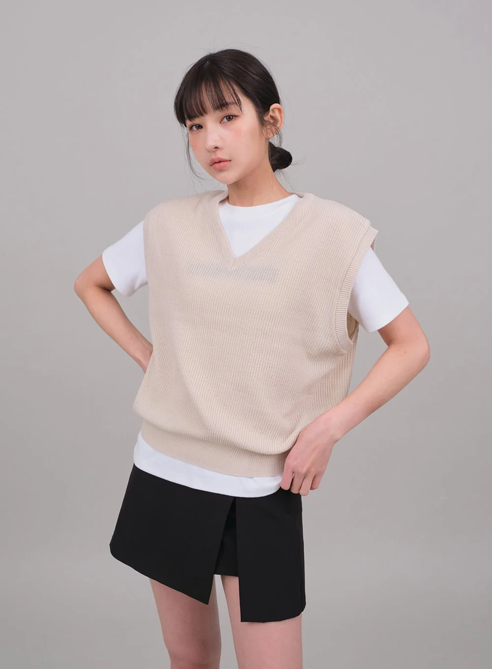 Skort with Front Slit C2701 - Image 11