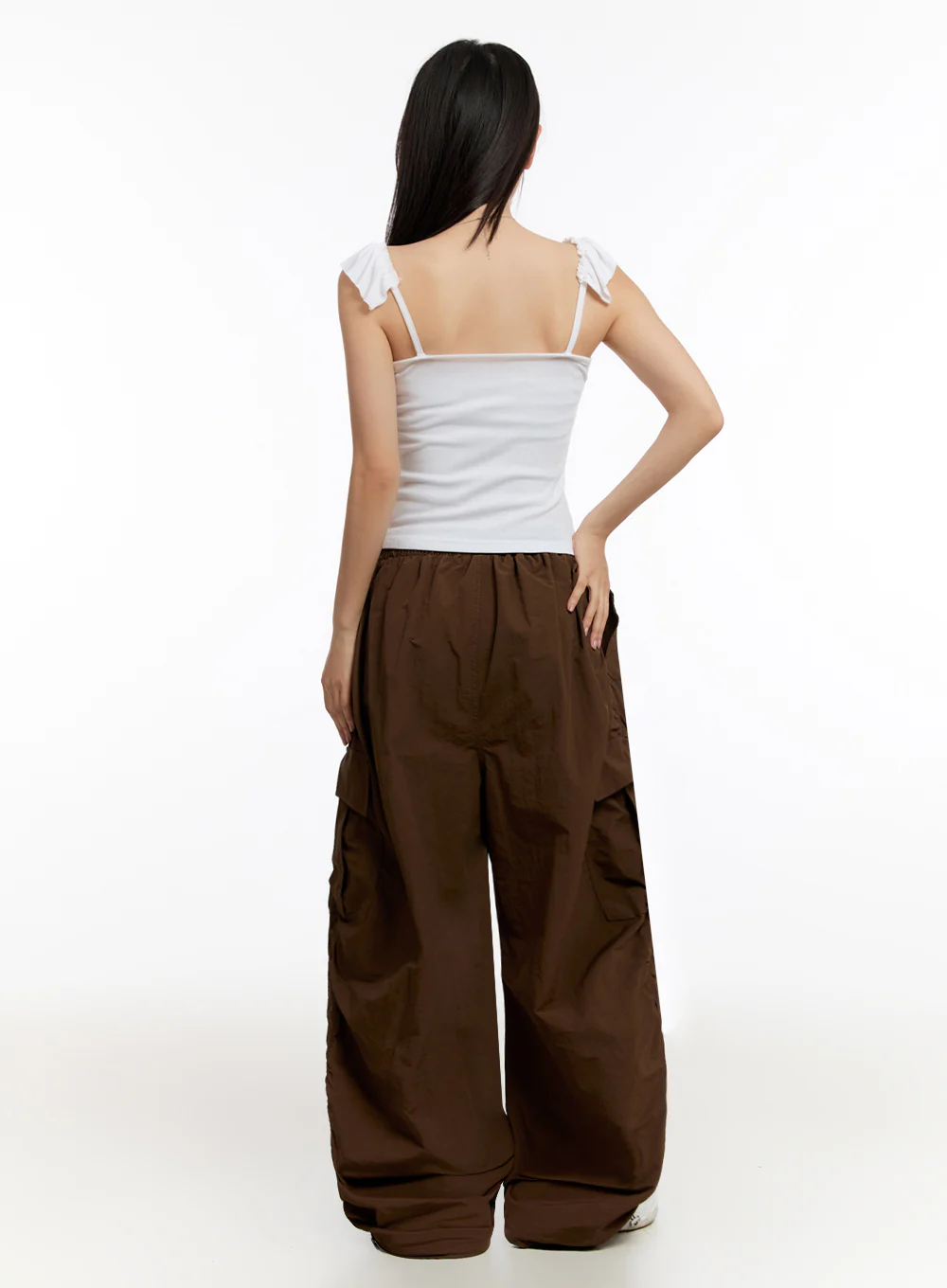 Slim-Fit Frill Tank Top IU509 - Image 13