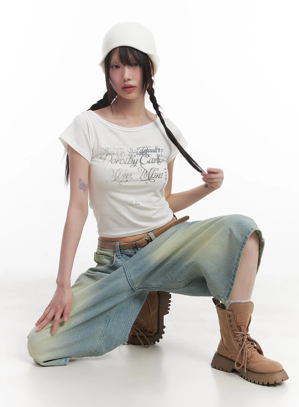 Slim-Fit Graphic Top CU505