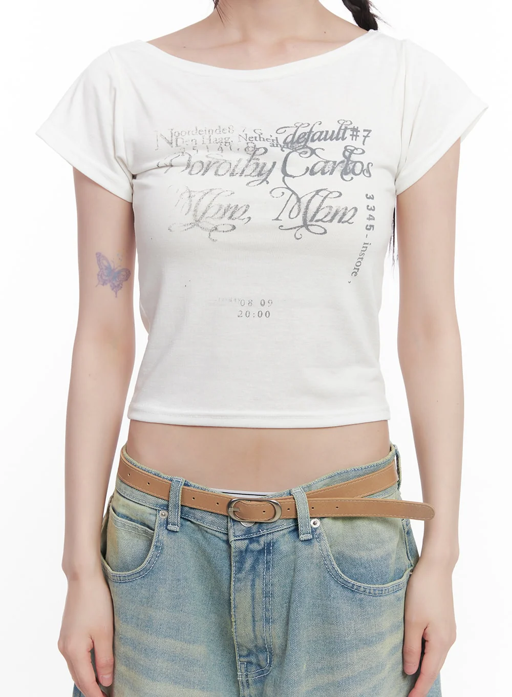 Slim-Fit Graphic Top CU505 - Image 8
