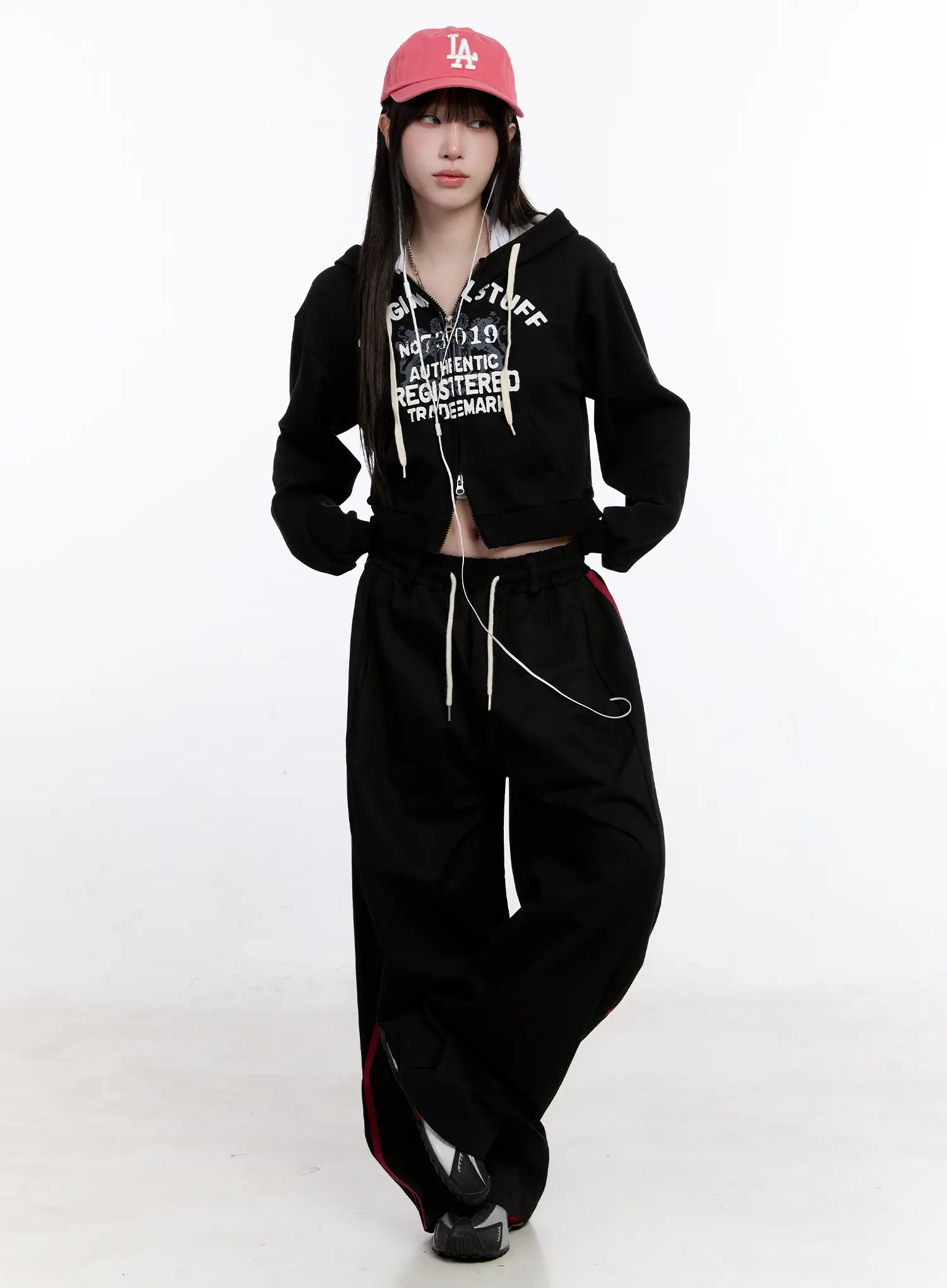 Slim-Fit Graphic Zip Hoodie CO501 - Image 2