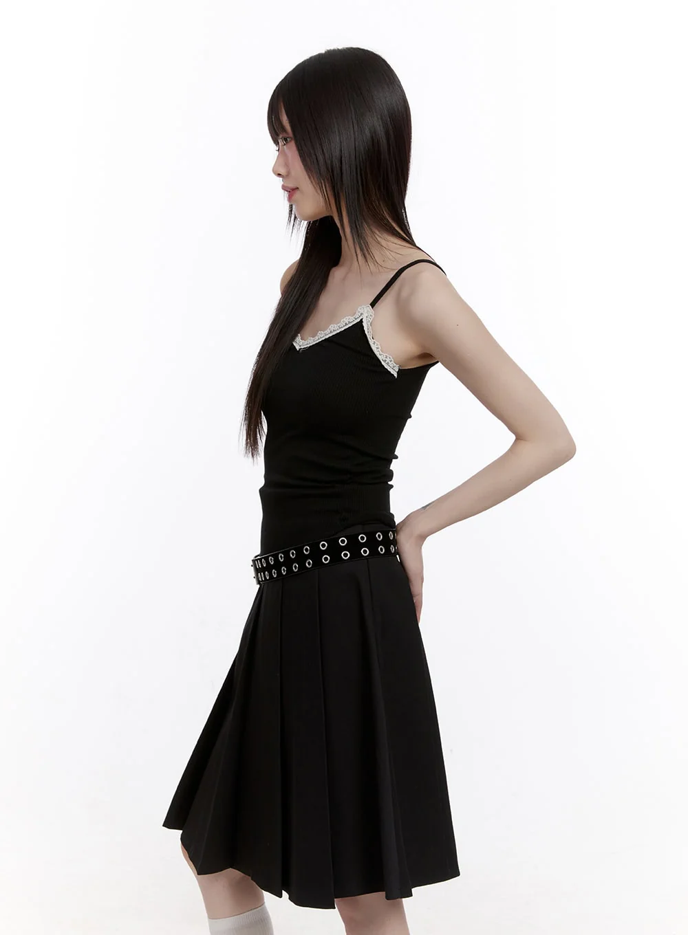 Slim-Fit Lace-Trim Cami CF512 - Image 6