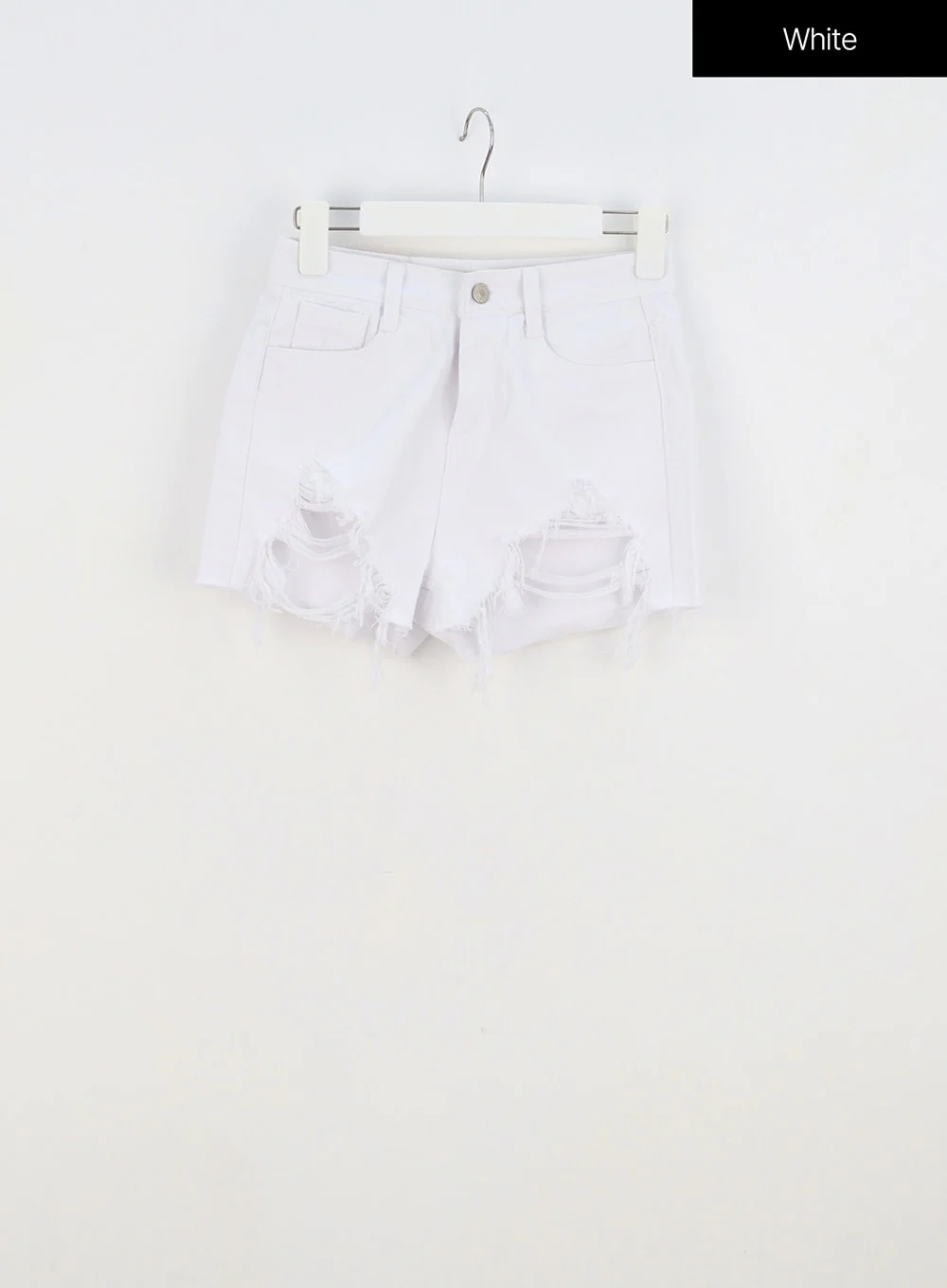 Slim Fit Ripped Shorts BY303 - Image 17