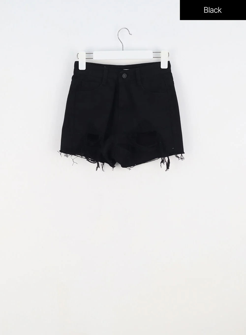 Slim Fit Ripped Shorts BY303 - Image 19