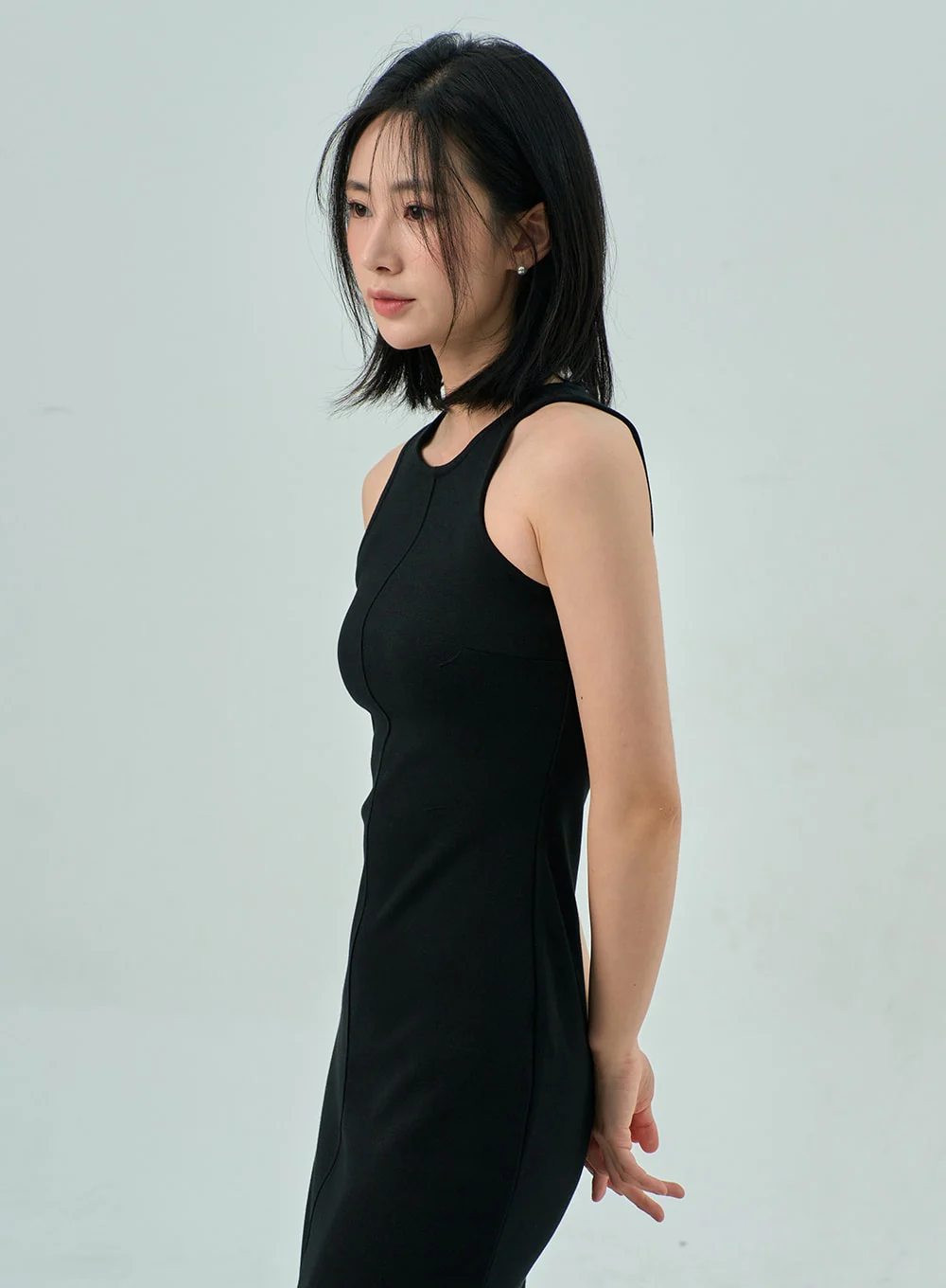 Slit Sleeveless Maxi Dress OY310 - Image 7
