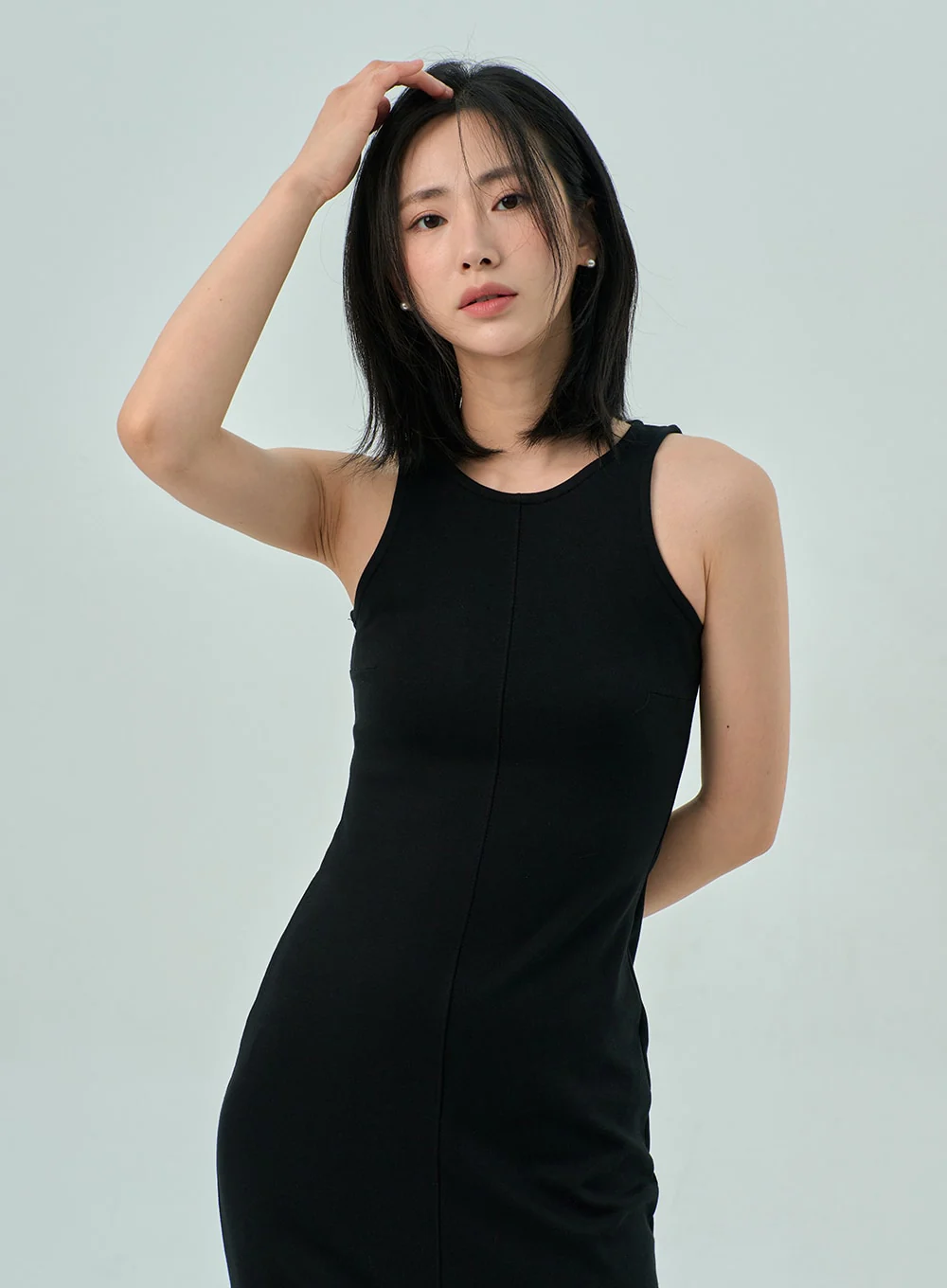 Slit Sleeveless Maxi Dress OY310 - Image 8