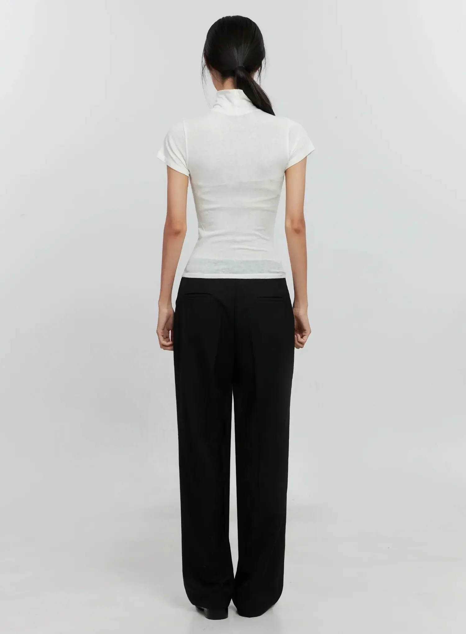 Soft Knit Short Sleeve Top IS516 - Image 11