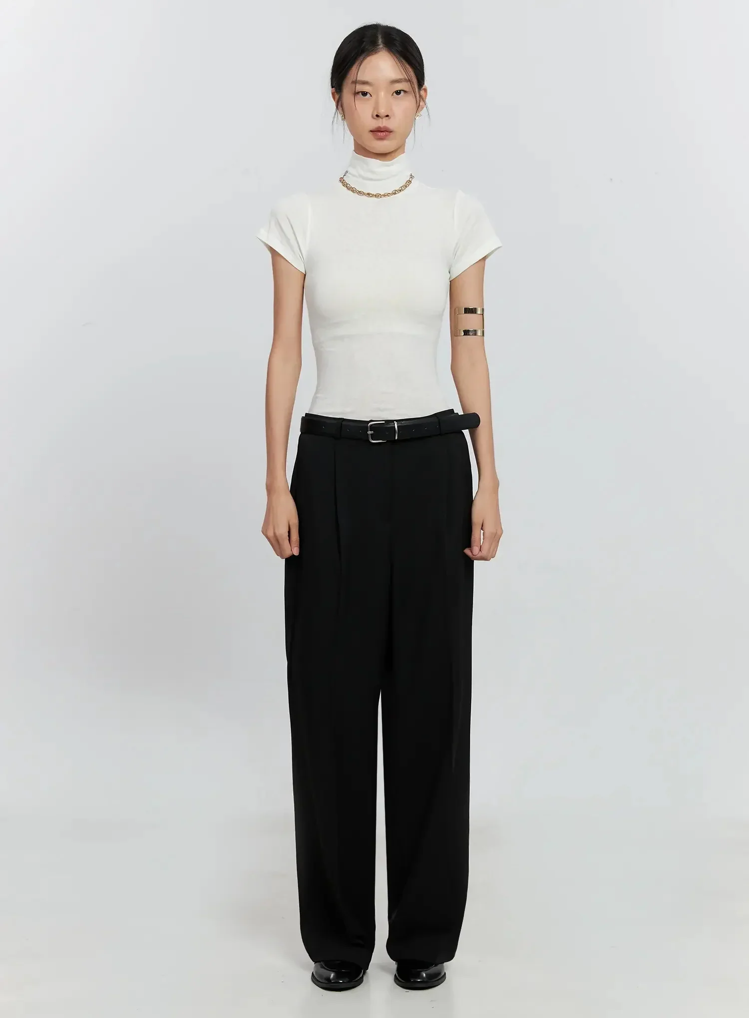 Soft Knit Short Sleeve Top IS516 - Image 15