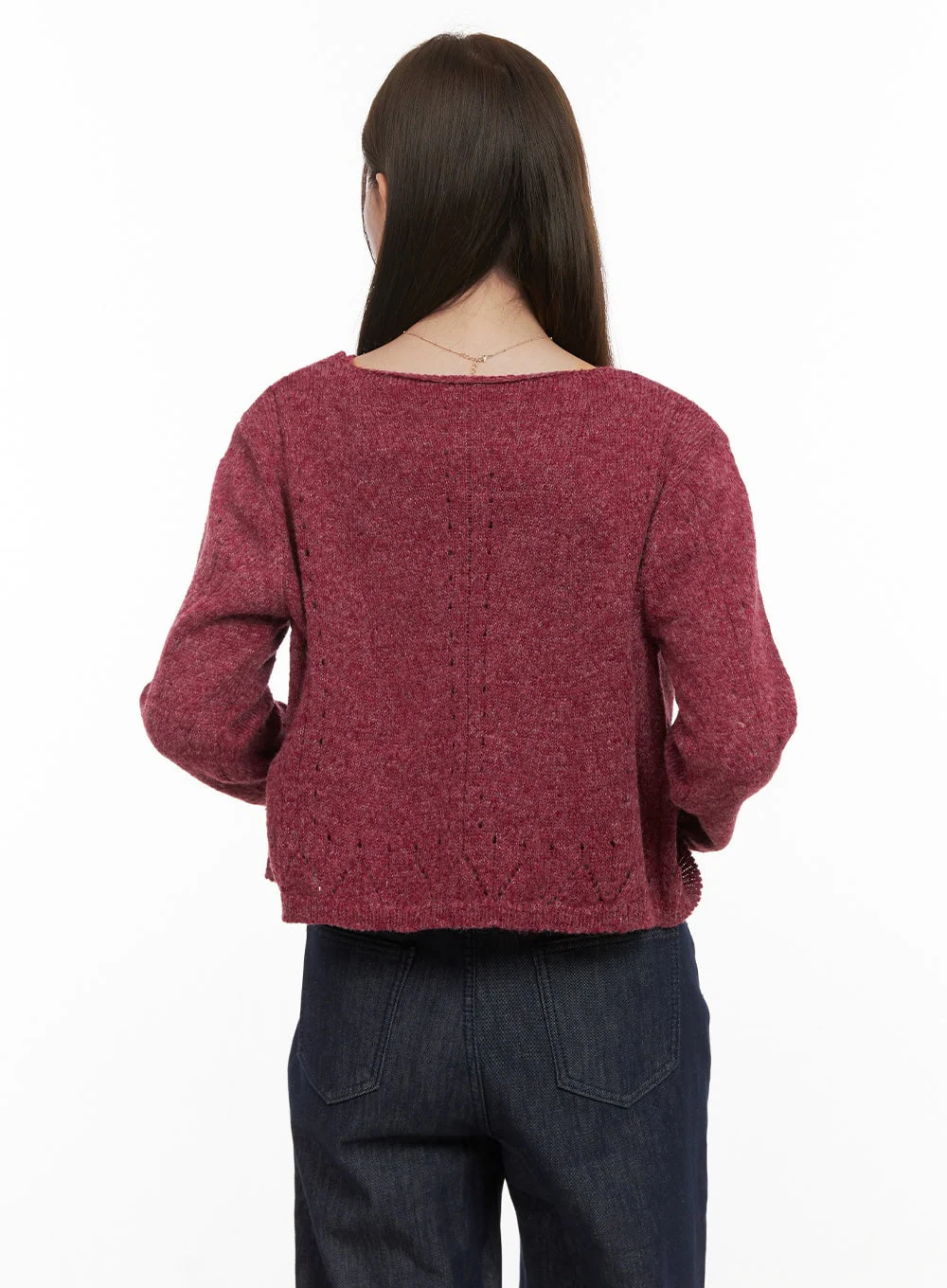Soft Touch Buttoned Cardigan & Cami Set OD412 - Image 8