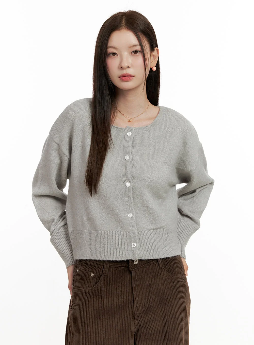 Soft Touch Buttoned Cardigan ON422 - Image 9