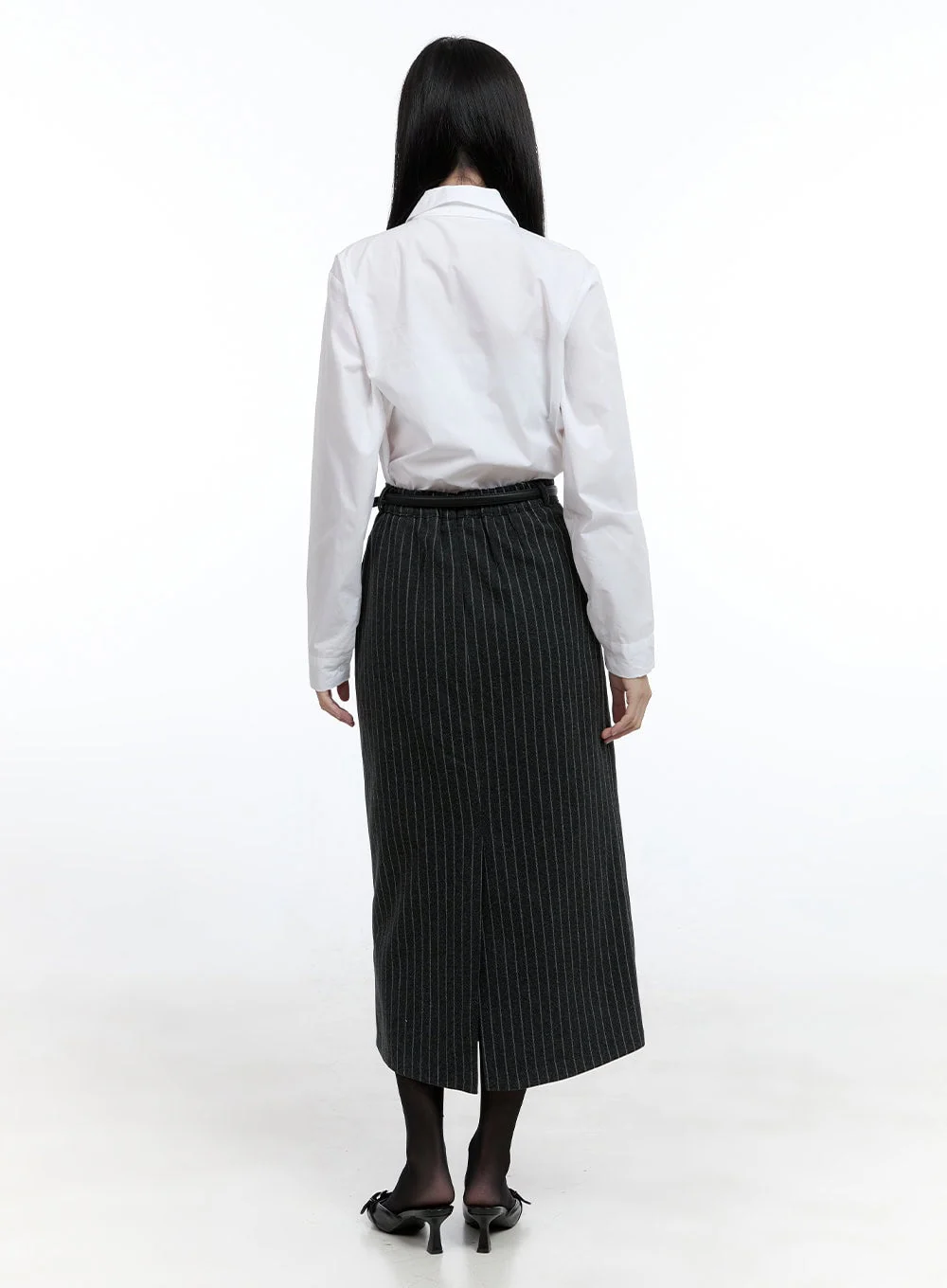 Solid Basics Long-Sleeve Shirt OO429 - Image 3