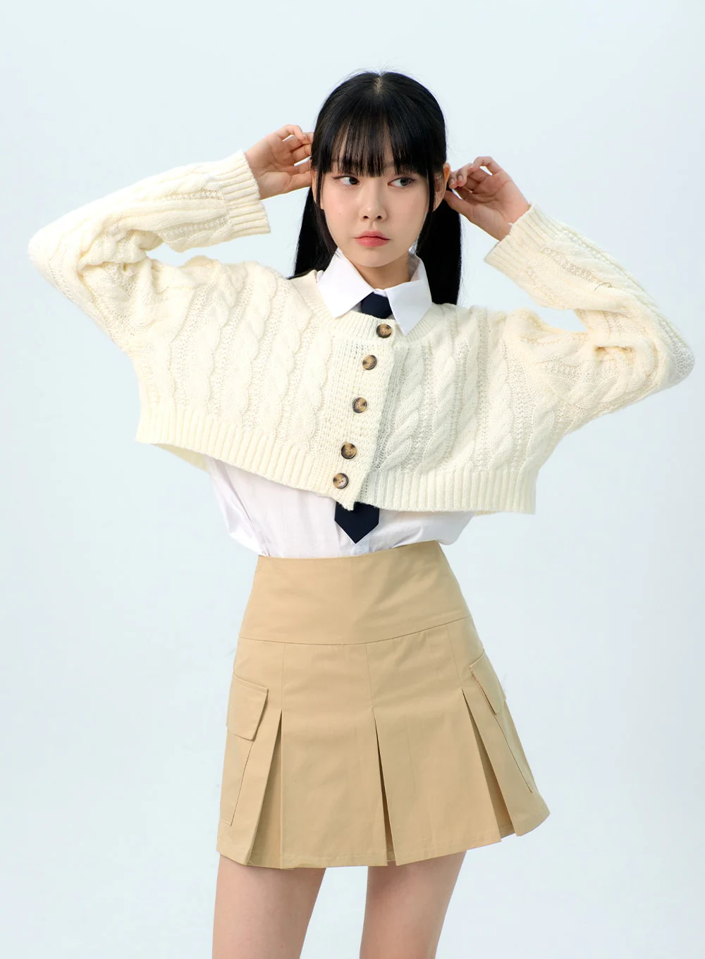 Solid Button Down Shirt IG312 - Image 9
