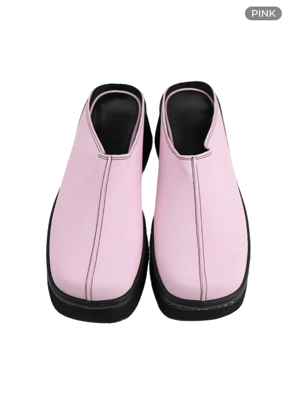 Solid Chunky Heels CM406 - Image 8