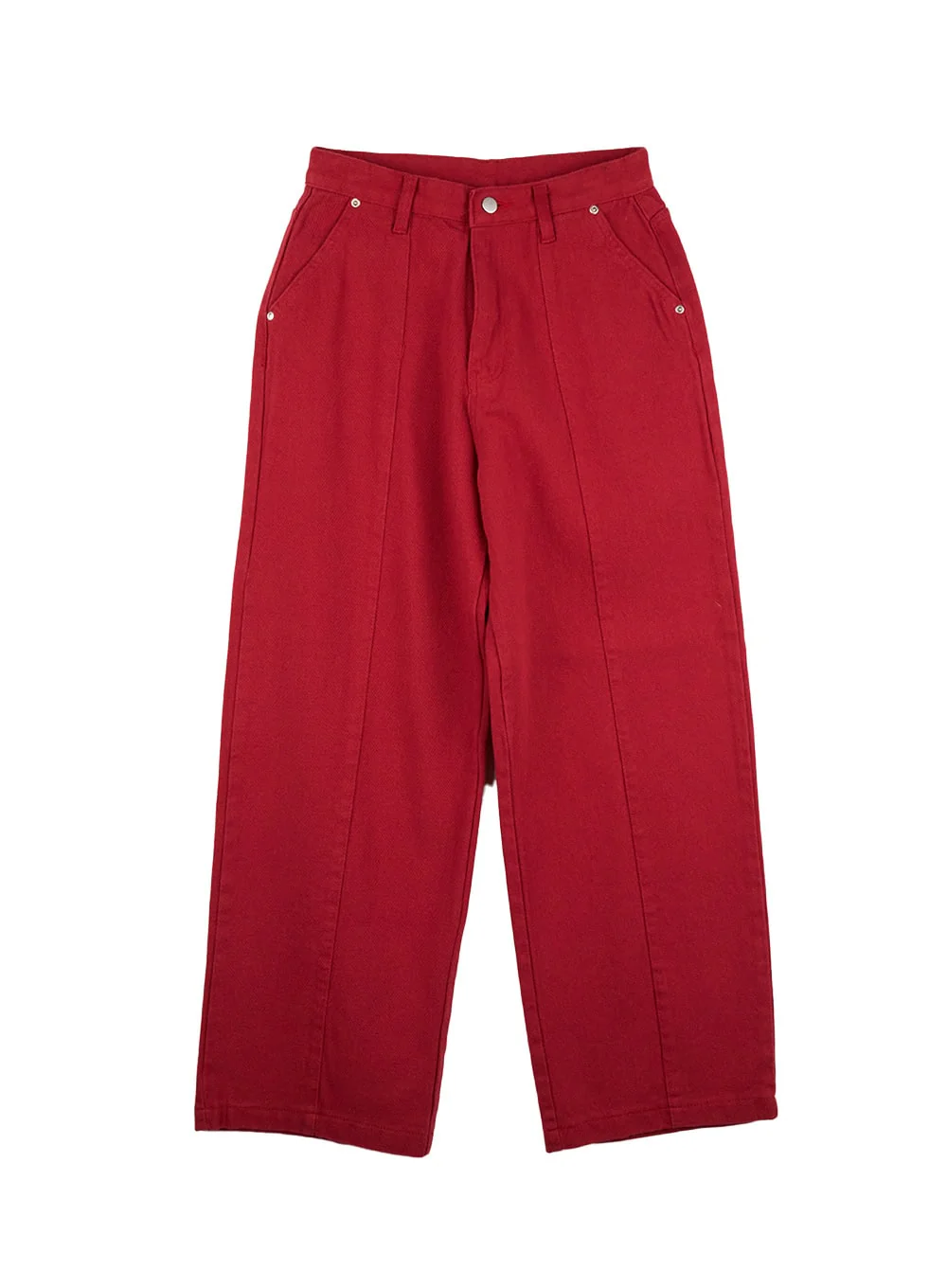 Solid Cotton Wide Leg Pants CN408 - Image 10