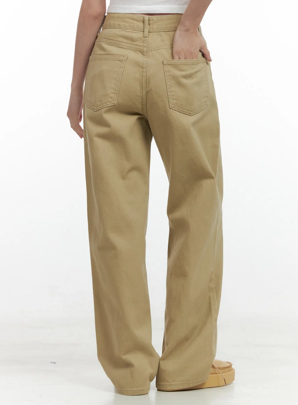 Solid Cotton Wide Leg Pants OS423 - Image 6