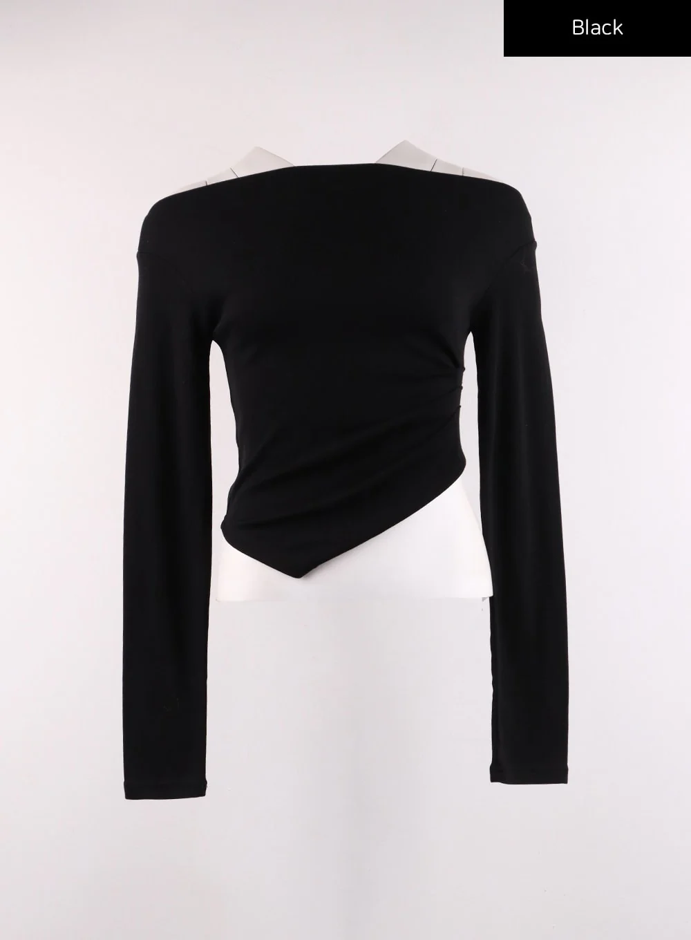 Solid Off-Shoulder Long Sleeve Top IJ430 - Image 10