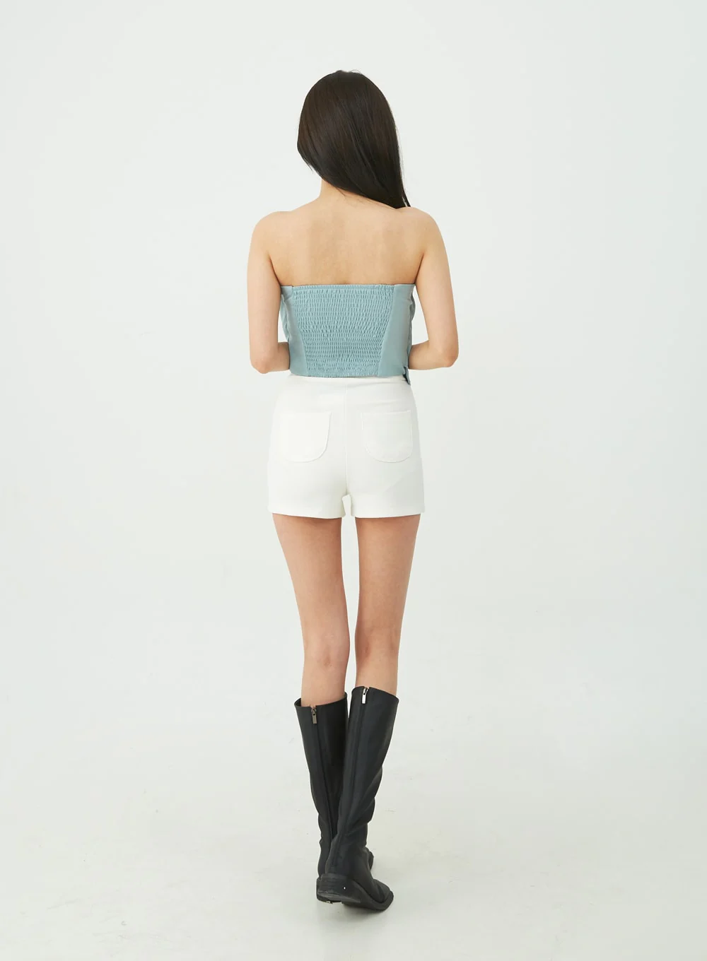 Spandex High-Waisted Shorts IU11 - Image 11