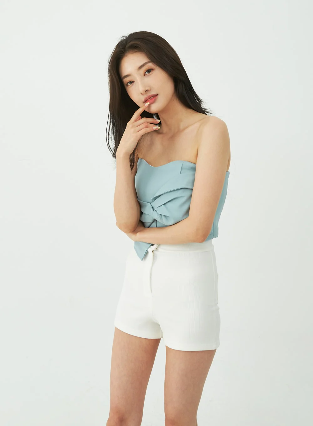 Spandex High-Waisted Shorts IU11 - Image 2