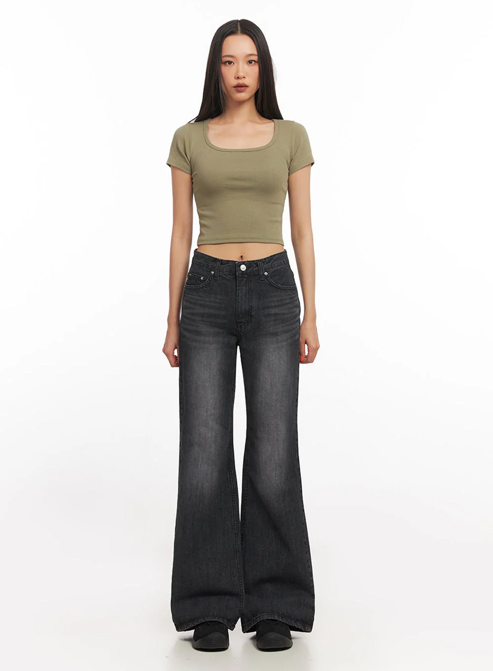 Square Neck Crop Tee IA504 - Image 4