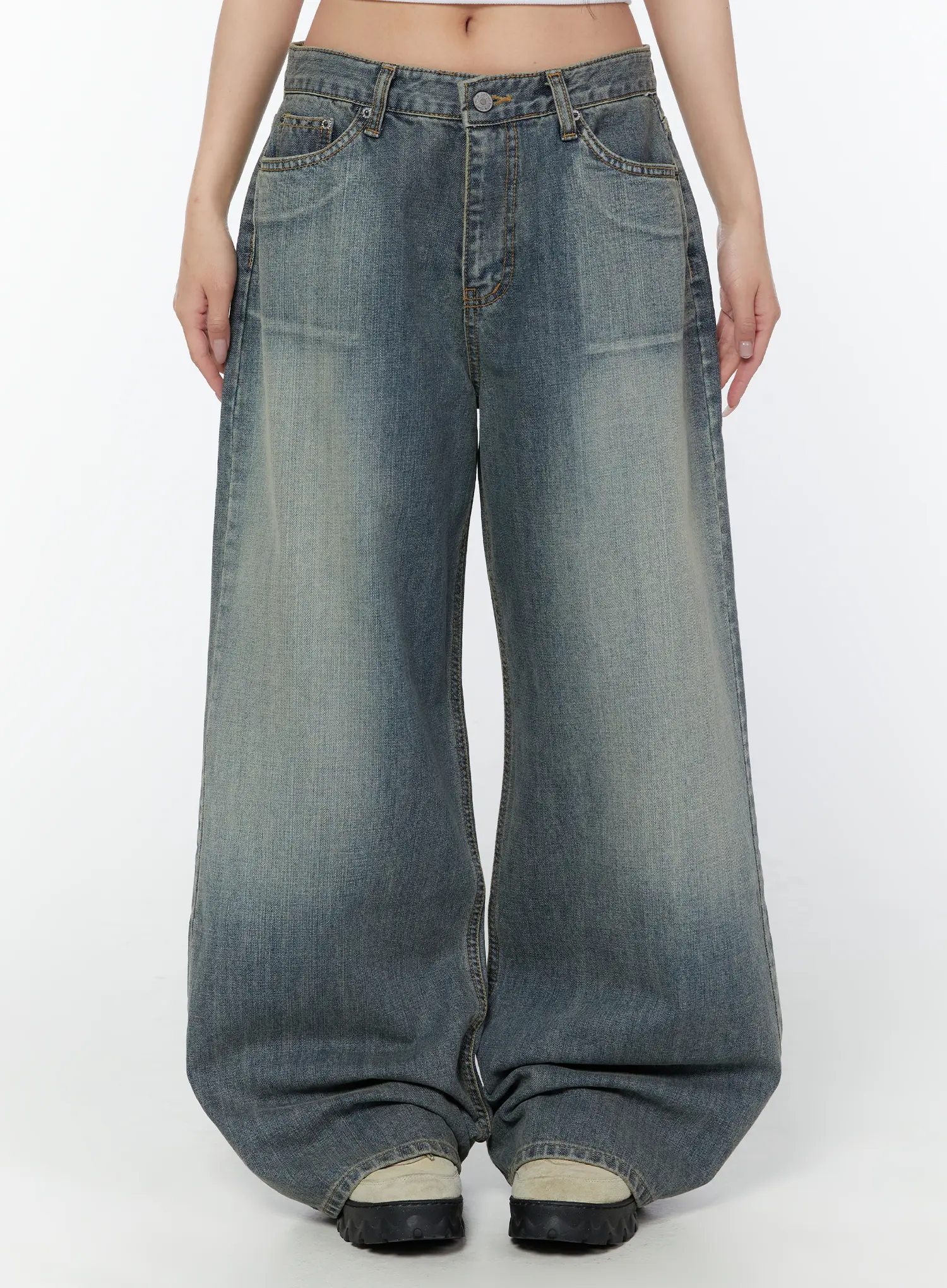 Stacy Vintage Wide Leg Jeans CY518