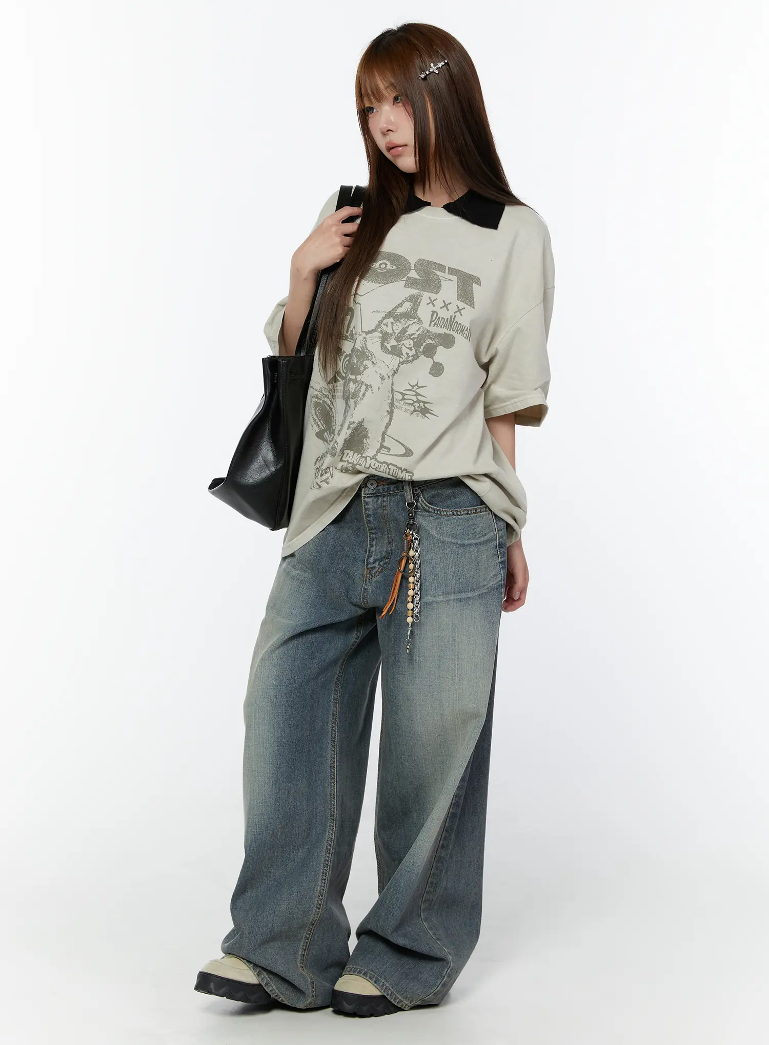 Stacy Vintage Wide Leg Jeans CY518 - Image 2