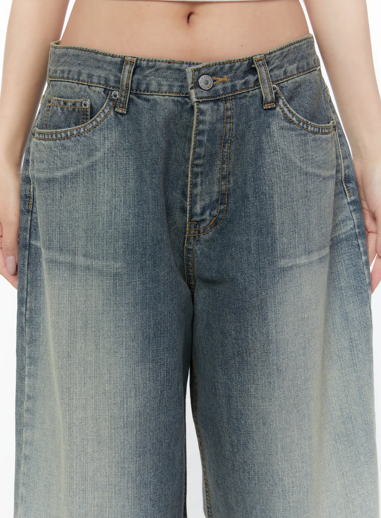 Stacy Vintage Wide Leg Jeans CY518 - Image 8