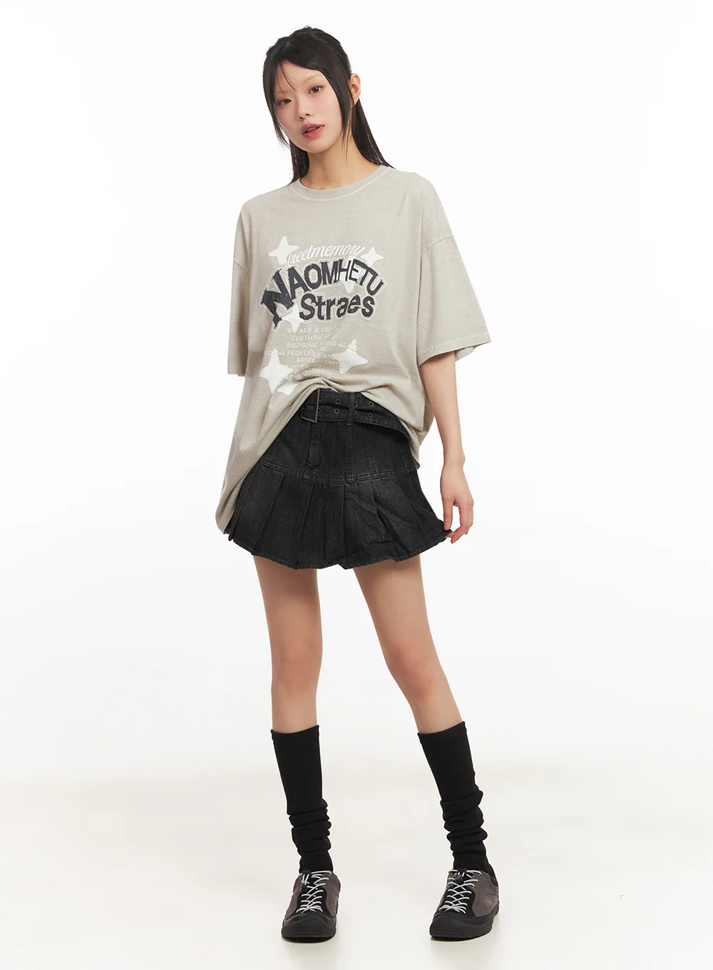 Star Graphic Cotton T-Shirt IY502 - Image 11